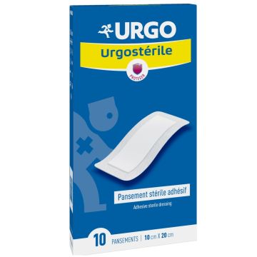 Urgo Urgosterile Стерилен пластир 10 см х 20 см 10 бр