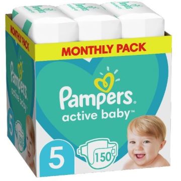 Пелени Pampers Active Baby Размер 5 S 150 бр Procter & Gamble