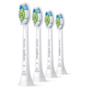 Накрайник за звукова четка за зъби Медиум Philips Sonicare Optimal White HX6064/87 4 бр