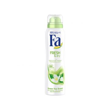 Fa Fresh & Dry Део спрей против изпотяване за жени с аромат на зелен чай 150 мл