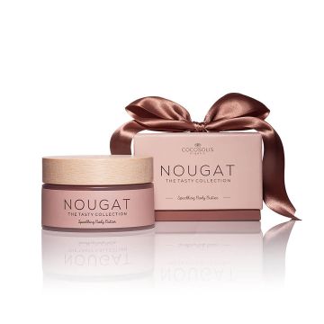 Cocosolis Nougat Sparkling Body Butter Био озаряващ крем за тяло 250 мл
