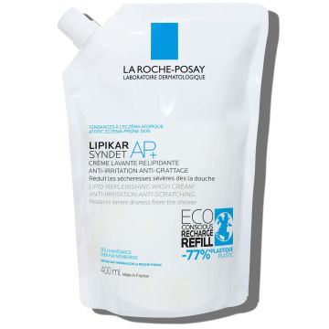 La Roche-Posay Lipikar Syndet AP+ Липидовъзстановяващ измиващ крем за деца и възрастни 400 мл Пълнител
