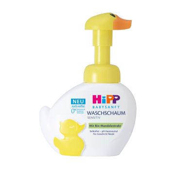 Hipp Babysanft Измивна пяна за ръце и лице Пате жълто 250 мл