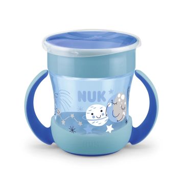 Nuk Evolution Mini Magic Night Cup Чаша с дръжки 6М+ 160 мл 255.538