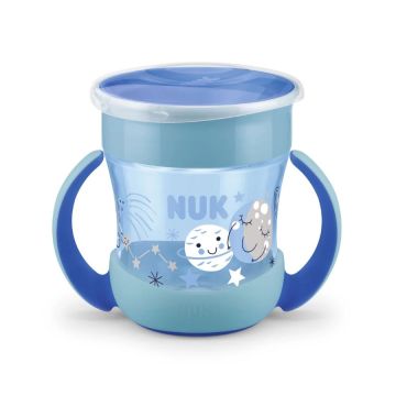 Nuk Evolution Mini Magic Night Cup Чаша с дръжки 6М+ 160 мл 