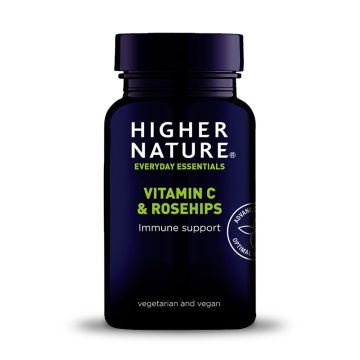 Higher Nature Vitamin C Витамин Ц + Шипка х 90 таблетки