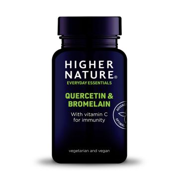 Higher Nature Quercetin & Bromelain Комплекс кверцетин и бромелаин х 60 таблетки