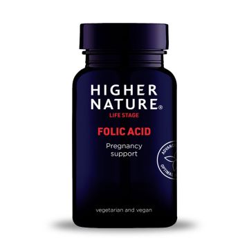 Higher Nature Folic Acid Фолиева киселина х 90 таблетки