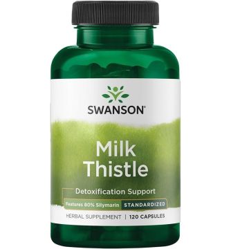 Swanson Milk Thistle Бял трън 500 мг х120 капсули 