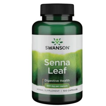 Swanson Senna Leaf Сена листа 500 мг х 100 капсули