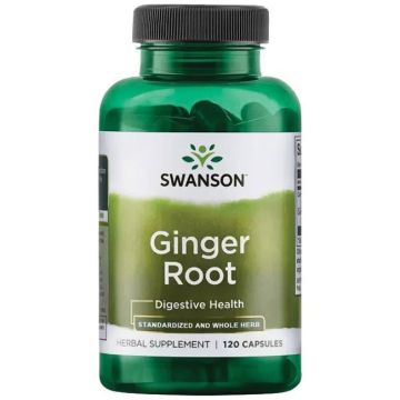 Swanson Ginger Root Корен от Джинджифил 250 мг х 120 капсули