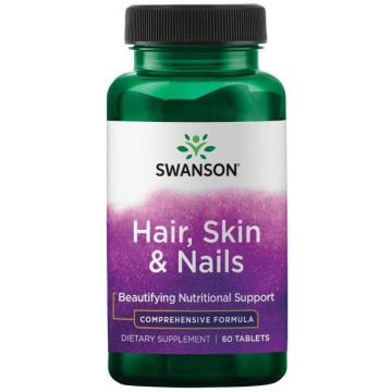 Swanson Hair, Skin & Nails Коса, Кожа и Нокти х 60 таблетки