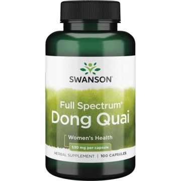 Swanson Dong Quai Root Корен от Донг Куай 530 мг х 100 капсули