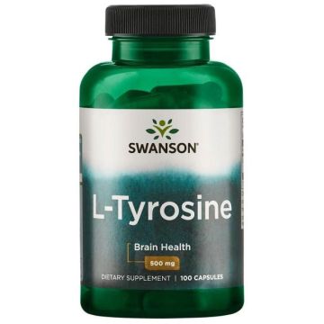 Swanson L-Tyrosine Л-тирозин 500 мг х 100 капсули