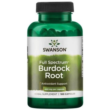 Swanson Burdock Root Корен от репей 460 мг х 100 капсули