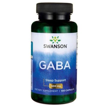 Swanson GABA ГАБА 500 мг х 100 капсули