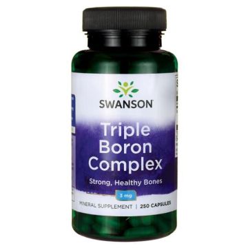 Swanson Triple Boron Complex Троен комплекс борон 3 мг х 250 капсули