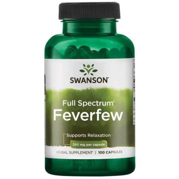 Swanson Feverfew Вратига 380 мг х 100 капсули
