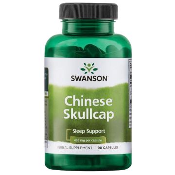 Swanson Full Spectrum Chinese Skullcap Байкалски шлемник 400 мг х 90 капсули