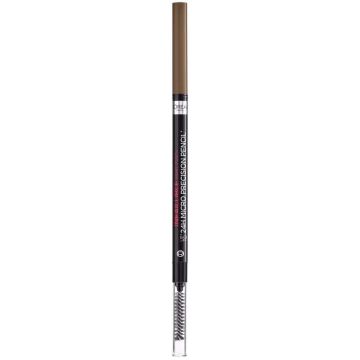L’Oreal Infaillible Brows Ултра тънък водоустойчив молив за вежди с четка 108 Dark Brunette
