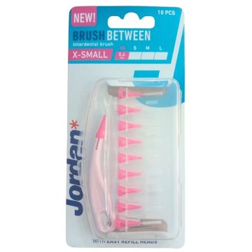 Jordan Clinic Interdental Интердентална четка за зъби XS 0,4 мм 10 бр