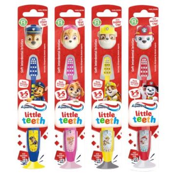 Aquafresh Little Teeth Детска четка за зъби с капаче 3-5 години
