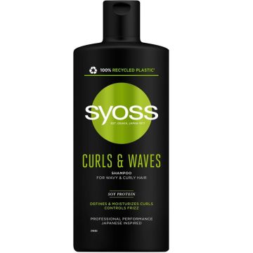 Syoss Curls & Waves Шампоан за къдрава и чуплива коса 440 мл