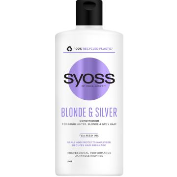  Syoss Blonde & Silver Балсам за руса и сива коса 440 мл