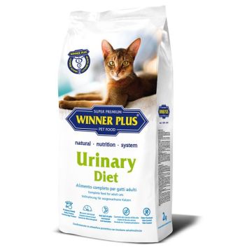 Winner Plus Health Quality Urinary Diet Натурална диетична храна с пилешко месо за котки с уринарни проблеми в напреднала възраст от всички породи 2 кг