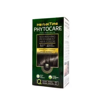 Herbal Time Phytocare Подхранваща трайна боя за коса 5N Какао