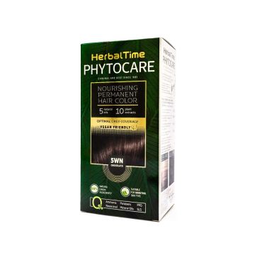 Herbal Time Phytocare Подхранваща трайна боя за коса 5WN Шоколад
