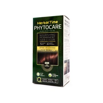 Herbal Time Phytocare Подхранваща трайна боя за коса 6NR Наситен махагон