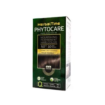 Herbal Time Phytocare Подхранваща трайна боя за коса 6WN Мокачино