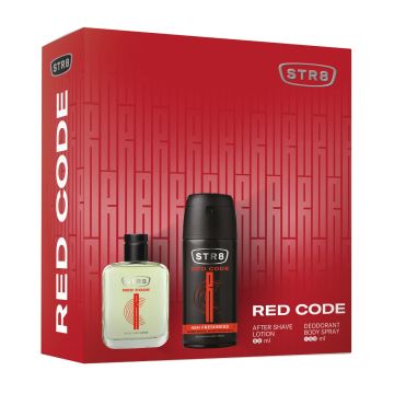 STR8 Red Code Лосион за след бръснене 50 мл + STR8 Red Code Дезодорант спрей за мъже 150 мл Комплект