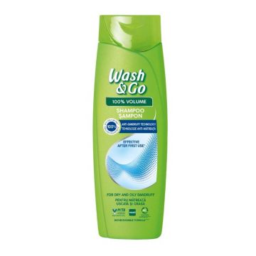 Wash & Go Anti-Dandruff Shampoo Шампоан против сух и мазен пърхот 360 мл
