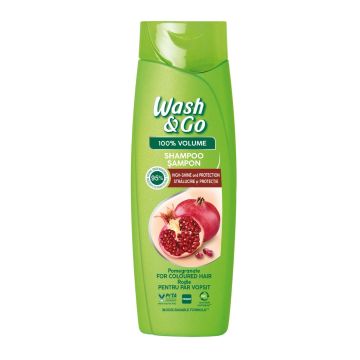Wash & Go Pomegranate Extract Шампоан за боядисана коса с екстракт от нар 360 мл