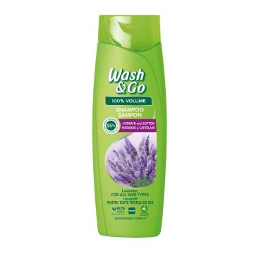 Wash & Go Lavender Extract Шампоан за всеки тип коса с екстракт от лавандула 360 мл