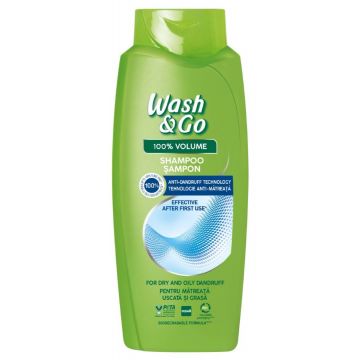 Wash & Go Anti-Dandruff Shampoo Шампоан против сух и мазен пърхот 675 мл
