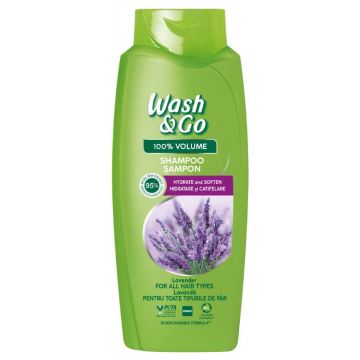 Wash & Go Lavender Extract Шампоан за всеки тип коса с екстракт от лавандула 675 мл