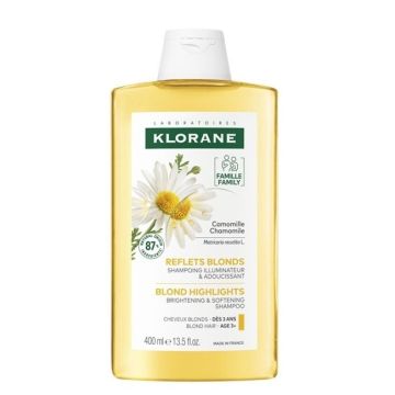 Klorane Изсветляващ шампоан с лайка за руса коса 400 мл
