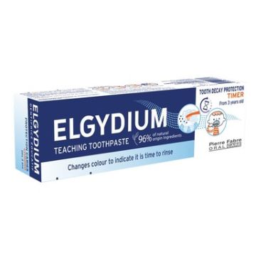 Elgydium Timer Паста за зъби за деца над 3 години 50 мл