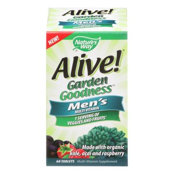 Nature's Way Alive Garden Goodness Men`s Мултивитамини за мъже х 60 таблетки