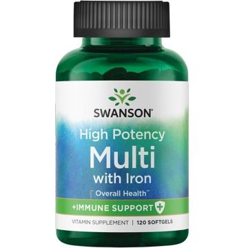 Swanson Multi Високоефективни мултивитамини за възрастни х120 капсули
