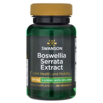Swanson 5-LOXIN Boswellia Serrata Extract Екстракт от Босвелия Серата 125 мг х 60 капсули
