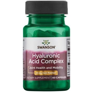 Swanson Hyal-Joint Hyaluronic Acid Complex Комплекс от хиалуронова киселина за стави 33 мг х 60 капсули