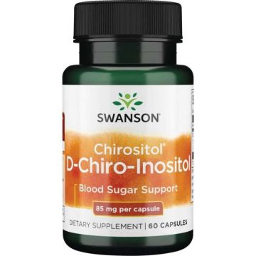 Swanson D-Chiro-Inositol D-хиро-инозитол 88.6 мг х 60 капсули