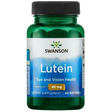 Swanson Lutein Лутеин 40 мг х 60 софтгел капсули
