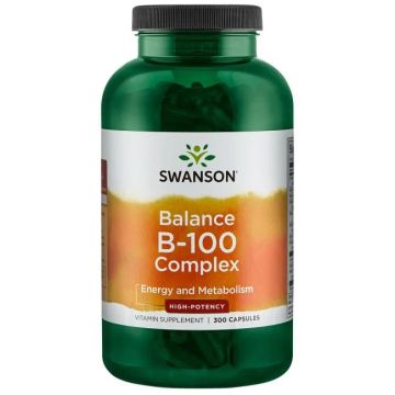 Swanson Balance B-100 Complex - High Potency Баланс B-100 комплекс - Висока ефективност х 300 капсули