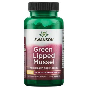 Swanson Green Lipped Mussel Зеленоуста мида 500 мг х 60 капсули