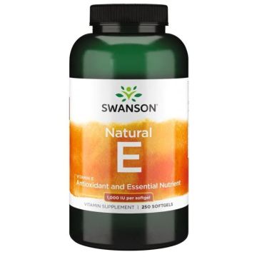 Swanson Natural Vitamin E Натурален витамин Е 671,1 мг х 250 софтгел капсули